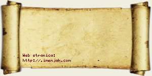 Emilija Bošković vizit kartica